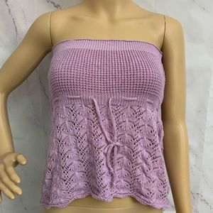 NWT Mistic Prysm Boho Crochet Top